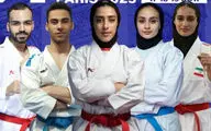 رقبای جهانی کاراته کاهای ایران مشخص شدند