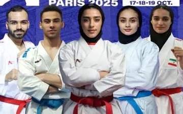رقبای جهانی کاراته کاهای ایران مشخص شدند