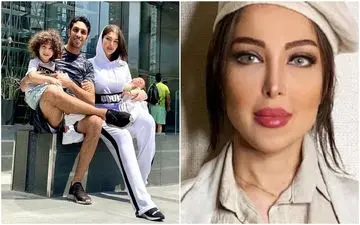 همسر سپهر خان حیدی درکنار یک اجنبی+ عکس شرم آور