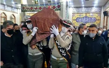 وداع با پیکر استاد شجریان در بهشت زهرا+مراسم نماز 