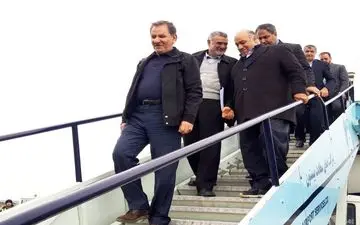 معاون اول رئیس جمهور وارد کرمانشاه شد