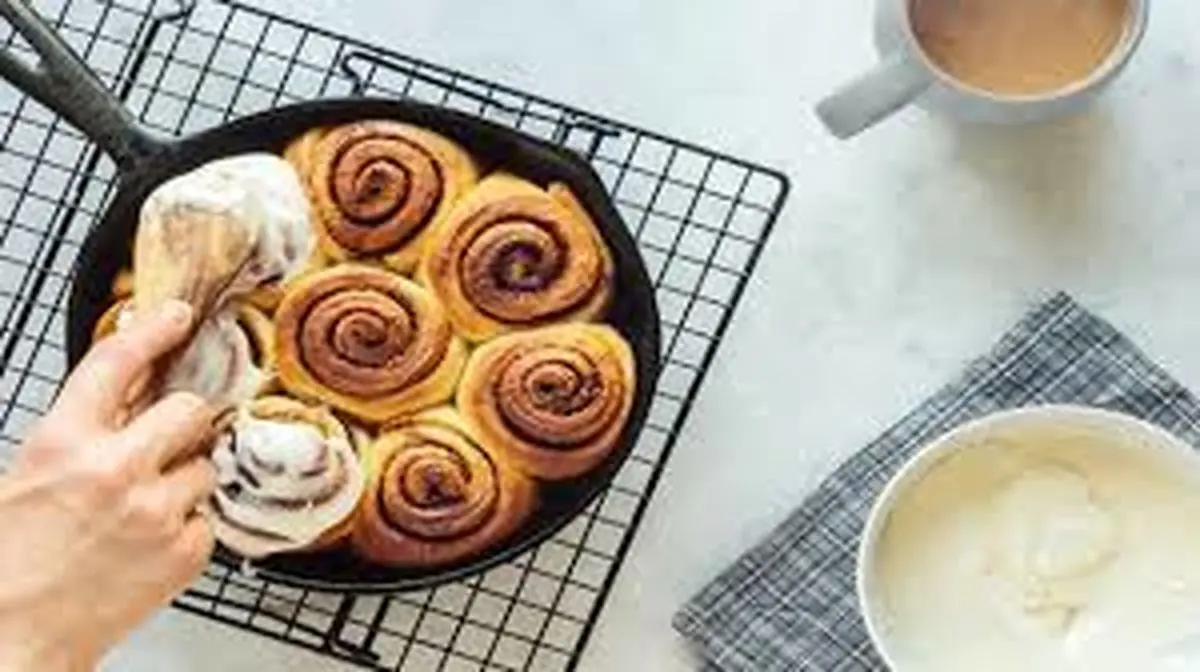 آموزش یک شیرینی جذاب | شیرینی حلزونی بدون فر خیلی راحت درست میشه!