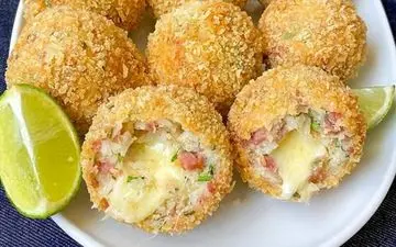 فست فود جدید آوردم| طرز تهیه توپک زیتون پنیری!