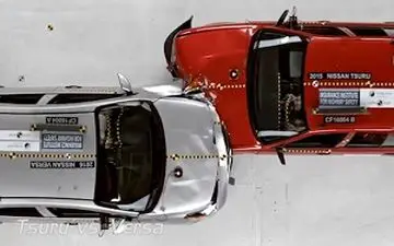 تست تصادف خودروهای ژاپنی با سرعت بالای 120 کیلومتر