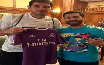  شوخی کاسیاس با بدل مسی ایرانی + عکس 