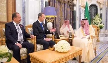 دیدار فرستاده ترزا می با پادشاه عربستان