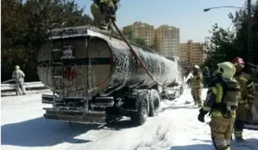 انفجار تانکر حامل 20 هزار لیتر بنزین در پایتخت