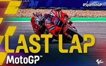 دور آخر هیجان انگیز مسابقات moto gp اسپانیا 2021 + فیلم