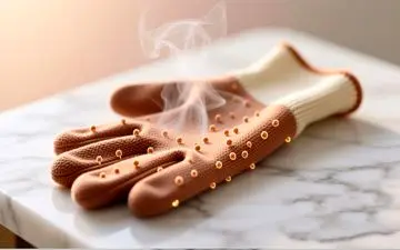 عرضه دستکش گرم، سبک و ضدباکتری برای کاهش بیماری‌های فصلی