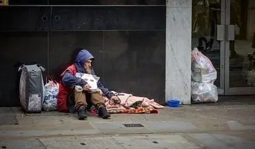 بی‌خانمان‌های انگلیسی در چند متری ساختمان BBC +فیلم 