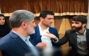 درگیری لفظی شدید یک منتقد با علی مطهری +فیلم 