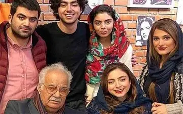 دورهمی ناصر ملک مطیعی به همراه خانواده فردین