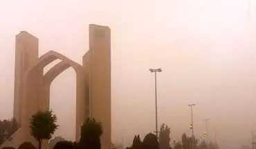 تشدید توفان و گردوخاک با هشدار نارنجی در یزد
