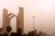 تشدید توفان و گردوخاک با هشدار نارنجی در یزد