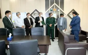 محسن دارابی فرمانده پایگاه مقاومت بسیج کارمندی سازمان صمت استان کرمانشاه شد