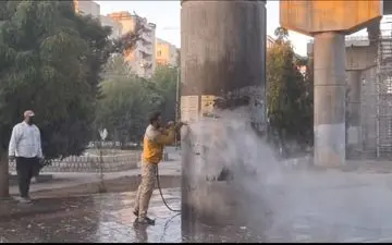 ‍ استقرار اکیپ فوریت‌های خدمات شهری در منطقه پنج شهر کرمانشاه


