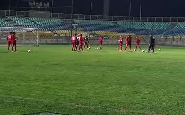 گزارش لحظه ای تمرین پرسپولیس/ چالش تیر دروازه