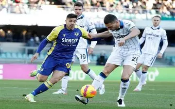 سری A| صعود آتالانتا به رده سوم با غلبه بر هلاس ورنا