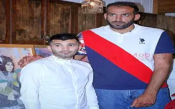 اختلاف قد محسن مسلمان در کنار حامد حدادی (عکس)