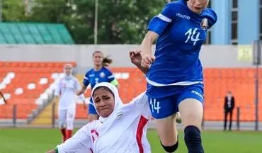  شکست سنگین تیم ملی فوتبال بانوان مقابل ازبکستان 