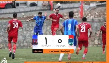 پیروزی جنجالی نساجی مقابل شهرداری نوشهر و صعود به صدر جدول