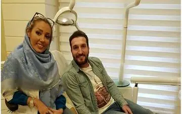 ادموند بزیک در مطب دندانپزشکی خانم دکتر سرشناس (عکس)