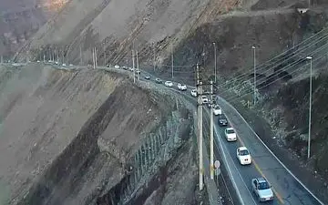 وضعیت ترافیک جاده کندوان + عکس