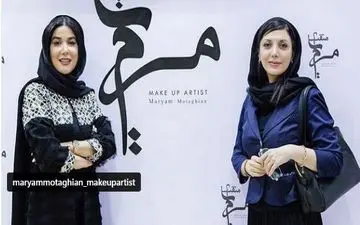 پوشش و میکاپ رویا میرعلمی در یک سالن زیبایی (عکس)