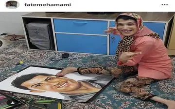 دختر هنرمند ایرانی و کریستیانو رونالدو +عکس