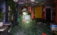 لحظه انفجار مهدکودک در تهران / تصاویر دوربین مداربسته جنگ ۱۲ روزه