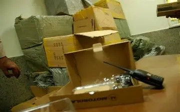 کشف 530 دستگاه بیسیم در گمرک بوشهر