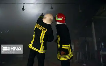 آتش سوزی در مجتمع تجاری جام جم خیابان ولیعصر