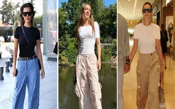 استایل‌های جدید و خاص بازیگران ترک با شلوار کارگو| از این استایل‌ها ایده بگیرید!