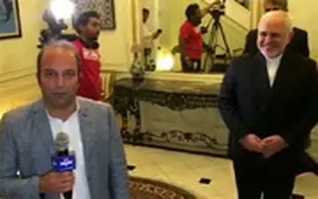 پشت صحنه گزارش نجف‌زاده از سازمان ملل با حضور ظریف