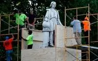 
مجسمه «کریستف کلمب» برداشته می‌شود
