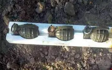 کشف 3 قبضه نارنجک در کرمانشاه 