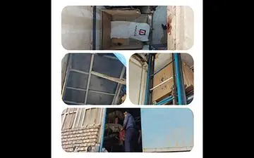 مرگ دردناک جوان 20 ساله با بالابر 