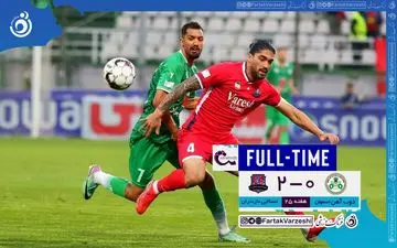 خلاصه بازی ذوب آهن 0 - نساجی مازندران 2 | فیلم