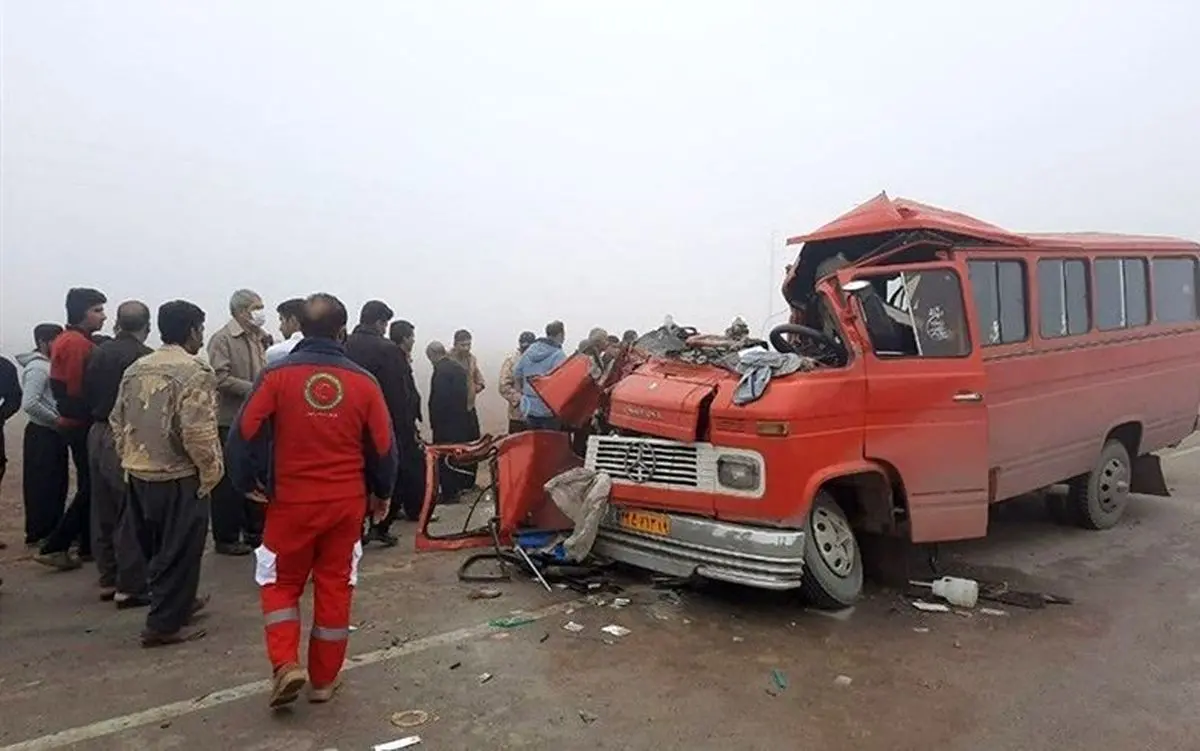 واژگونی مینی‌بوس در محور سنندج ـ مریوان/ ۶ نفر کشته و زخمی شدند 