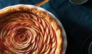 طرز تهیه تارت سیب فرانسوی با عطر دارچین و کارامل