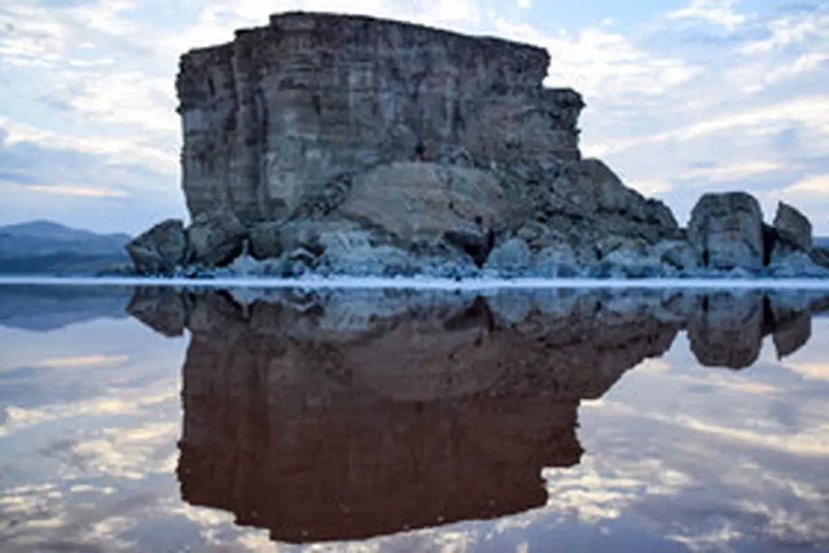 کاهش21 سانتی متری تراز دریاچه ارومیه نسبت به مدت مشابه سال قبل
