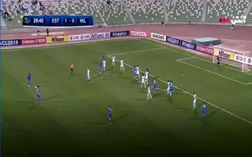  مروری بر صحنه های خطرناکی که استقلال روی دروازه الهلال ایجاد کرد!