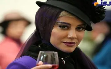 عکس/ کلاه عجیبی که خانم بازیگر بر سر دارد