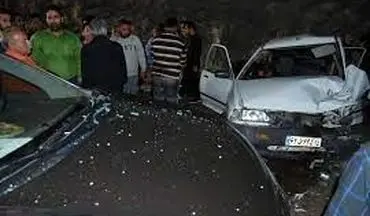 تصادف زنجیره‌ای در محور شهرکرد - اصفهان