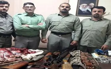 لاشه یک رأس بز وحشی از متخلفین شکار در دالاهو کشف و ضبط شد