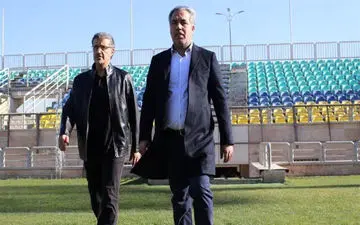 جلسه کوتاه عرب و برانکو در حاشیه تمرین