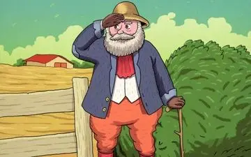 اگر فکر میکنی خیلی باهوشی بگو ببینم همسر پیرمرد کجای تصویر است؟