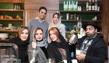 حضور بازیگران زن در افتتاحیه کافه رستوران برادر سپیده خداوردی (عکس)