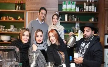 حضور بازیگران زن در افتتاحیه کافه رستوران برادر سپیده خداوردی (عکس)