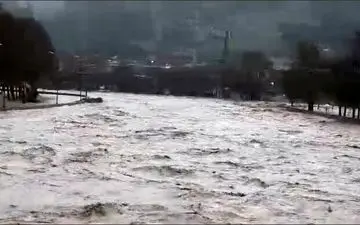 آخرین وضعیت شهرستان دالاهو پس از بارش های گسترده